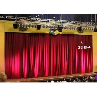 舞臺(tái)電動(dòng)幕布  定做（加厚意大利絨布，軌道，杜亞舞臺(tái)專用電機(jī)ID100-WF，遙控器）